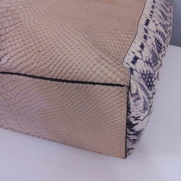 Snakeskin Print Coach Bag - Picture 3 of 14